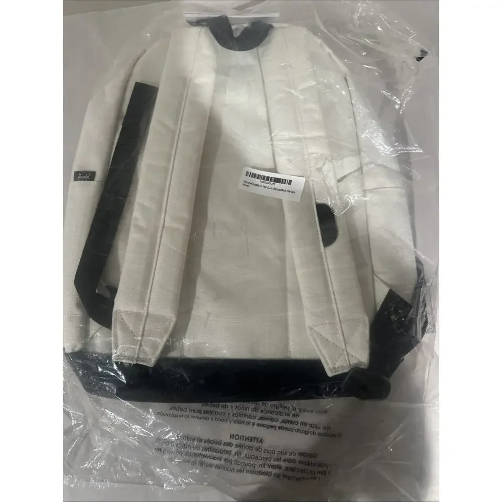 Herschel Classic Pop Quiz Backpack -White/Black